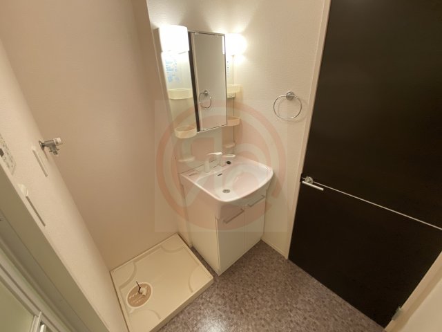 洗面設備　広い洗面スペース