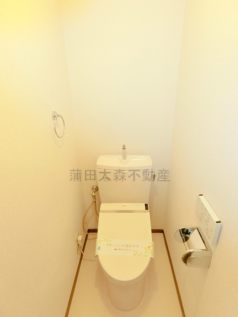 トイレ　温水洗浄便座付きのトイレ