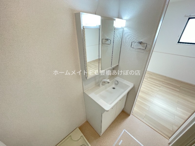 洗面設備　同型完成モデル