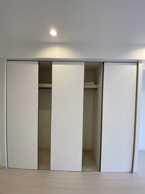 収納　収納力も魅力のお部屋です。