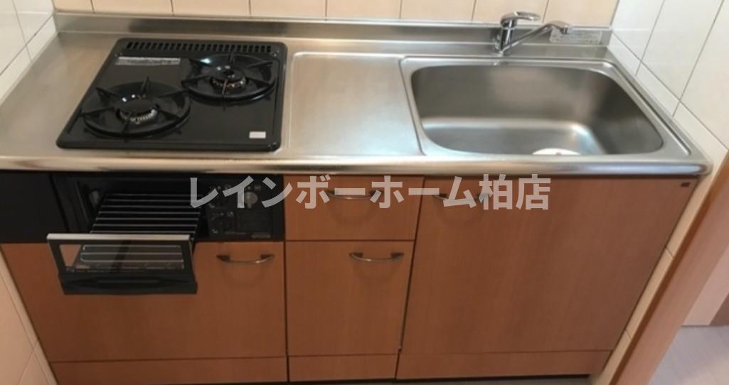 キッチン　２口ガスコンロです