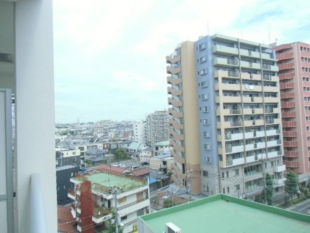眺望　南向きのバルコニー