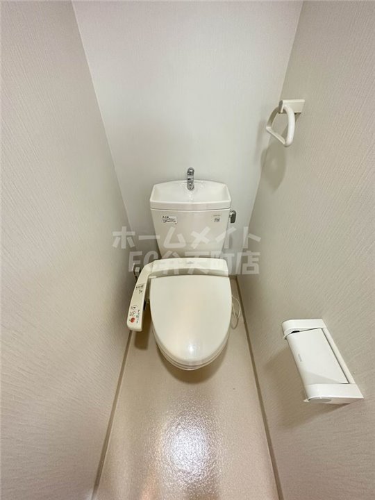 トイレ　ゆったりとした空間のトイレです