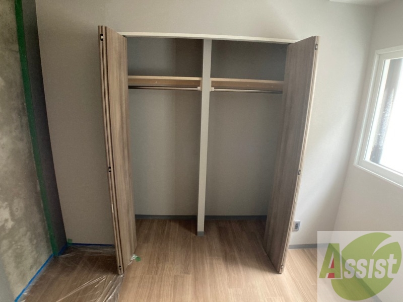 収納　収納もバッチリあるのでお部屋が片付きますよ！