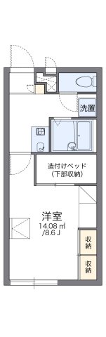 レオパレス総社南 パルの間取り写真