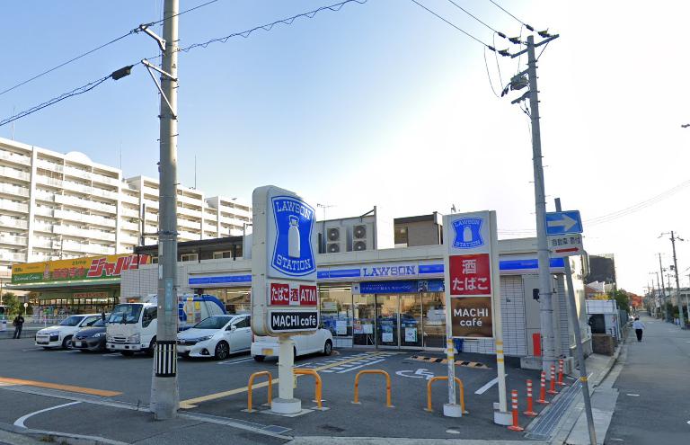 コンビニ　ローソン 西宮青木町店（コンビニ）まで393m
