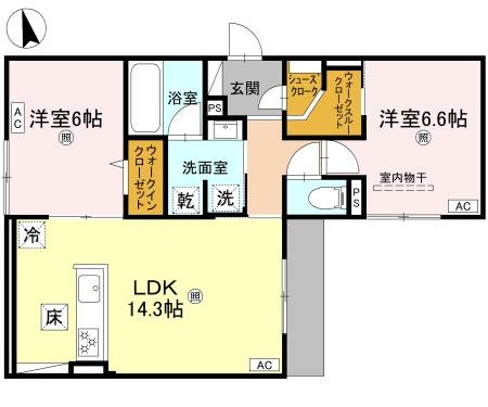Speciale上住吉の間取り写真