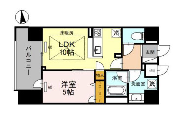 IBC Residence Westの間取り写真