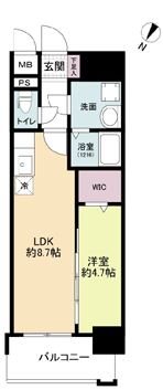 MODERN PALAZZO天神北IIの間取り写真