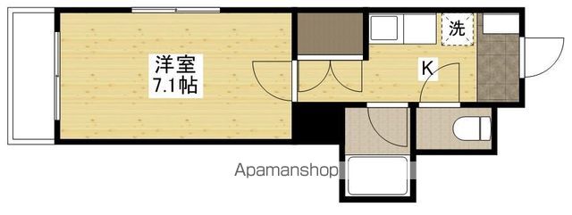 ＪＲ芸備線 矢賀駅 徒歩5分 4階建 築32年の間取り写真