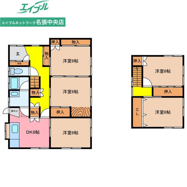 つつじヶ丘北6番町戸建の間取り写真