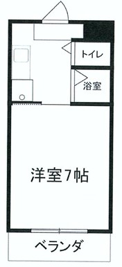 地下鉄谷町線 田辺駅 徒歩4分 5階建 築43年の間取り写真