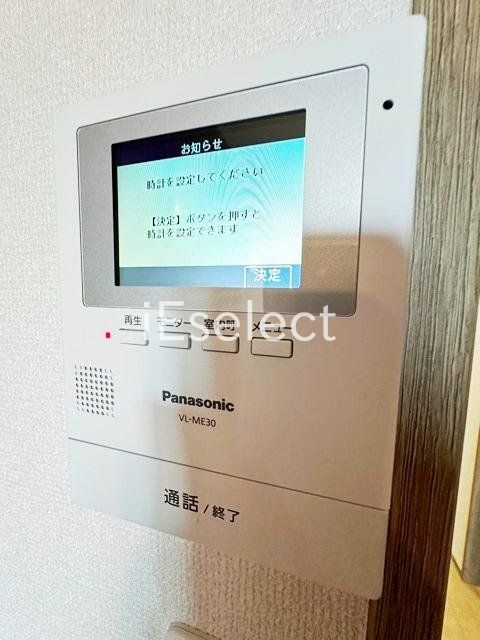 セキュリティ　訪問者が分かるので安心ですね