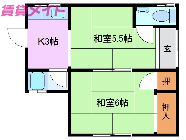 寿荘の間取り写真