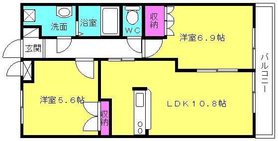 コンフォースの間取り写真