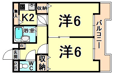 メゾン大和7号館の間取り写真