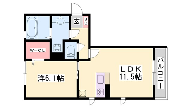 Felice Casa B棟の間取り写真