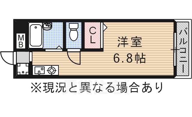 サンダイヤルマンションの間取り写真