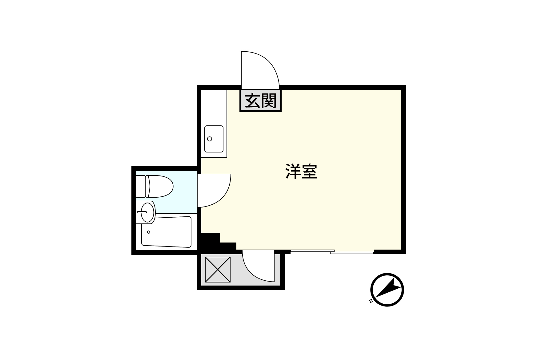 アシスト水戸マンションの間取り写真