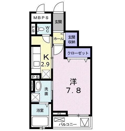 メゾン ド リッシュの間取り写真