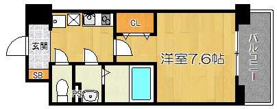 レジュールアッシュJUSOの間取り写真