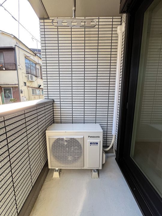 バルコニー　お洗濯物も干せますね☆