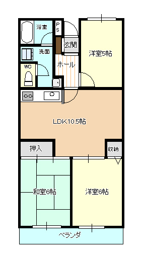 グリーン５６の間取り