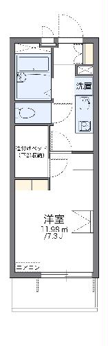 レオパレス南殿の間取り