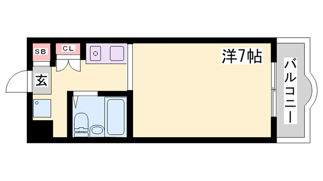 神戸市須磨区白川台のマンションの間取り