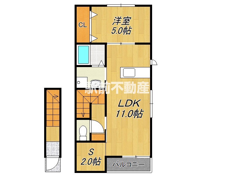 エスカレントみやきの間取り