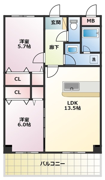 ベルクレストの間取り