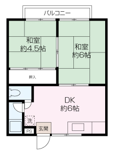 池田山グリーンハイツの間取り