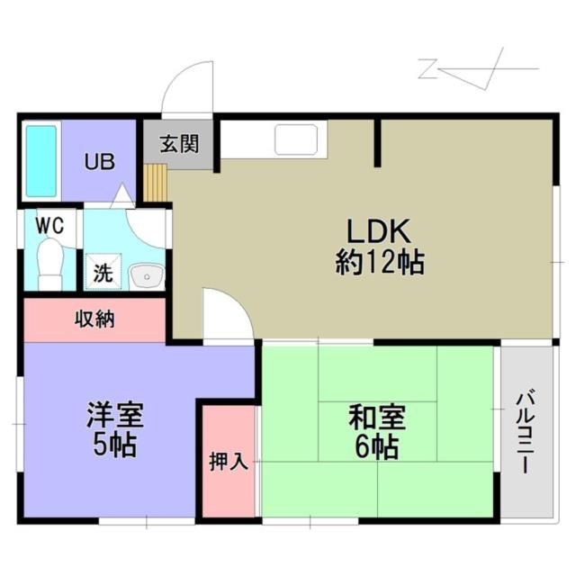 埼玉県川口市芝中田２（マンション）の賃貸物件の間取り