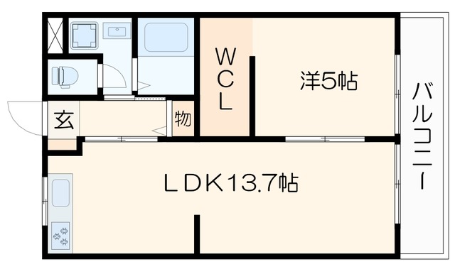 メゾンドワイズの間取り