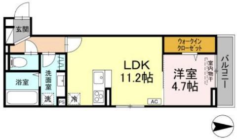 D-Residence・K川北の間取り