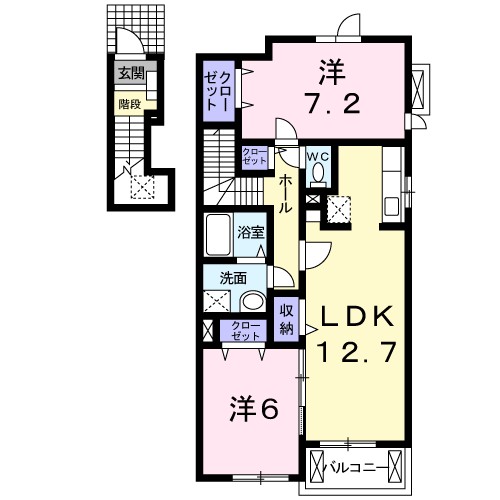 ブラーレンの間取り