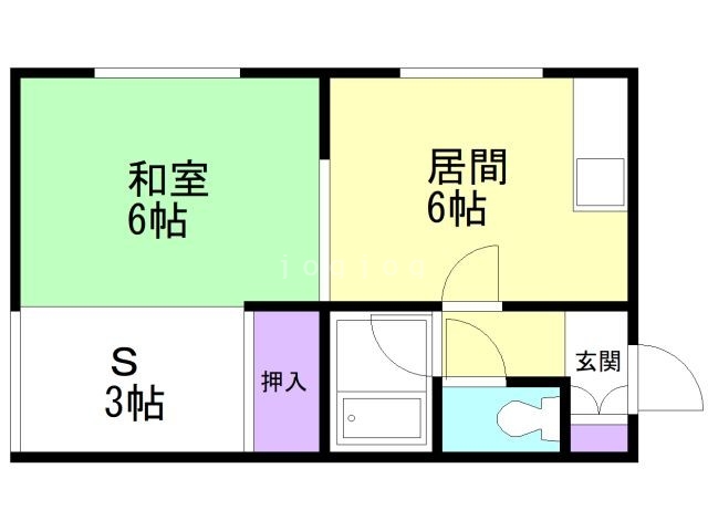 勝木アパートの間取り