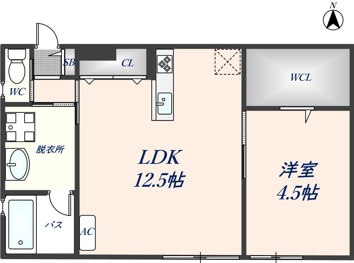 Luxe本町の間取り