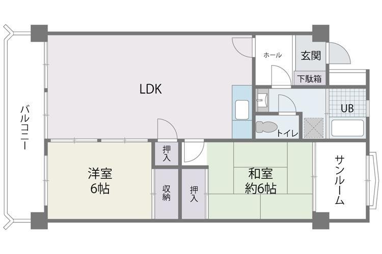 第4長尾団地の間取り