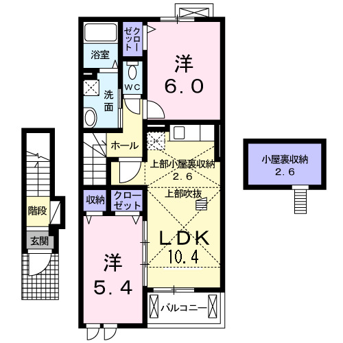 フレッサ・メゾンの間取り