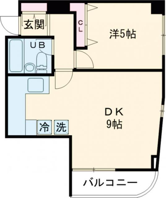 世田谷区奥沢のマンションの間取り