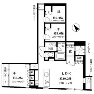 VISCONTI覚王山の間取り