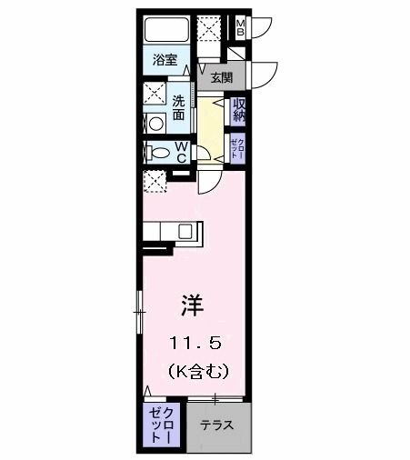 サン・ステージ　永山の間取り