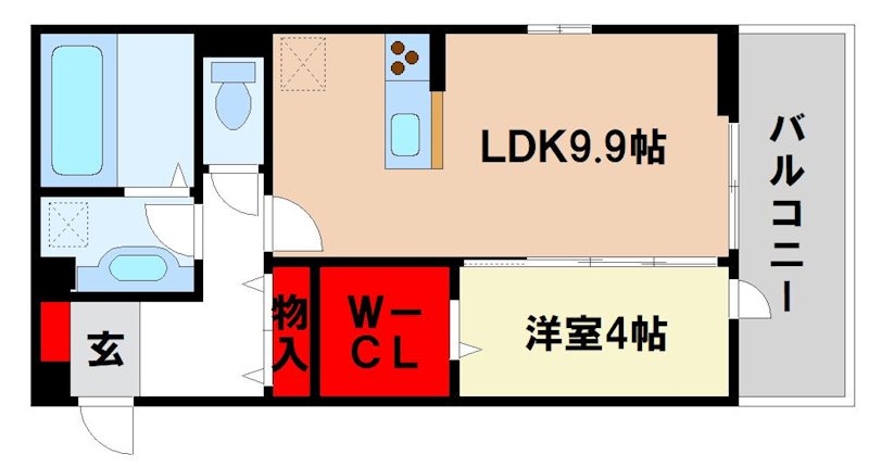 メゾン　ベールの間取り