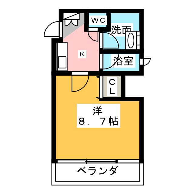 エスティメゾン東別院の間取り