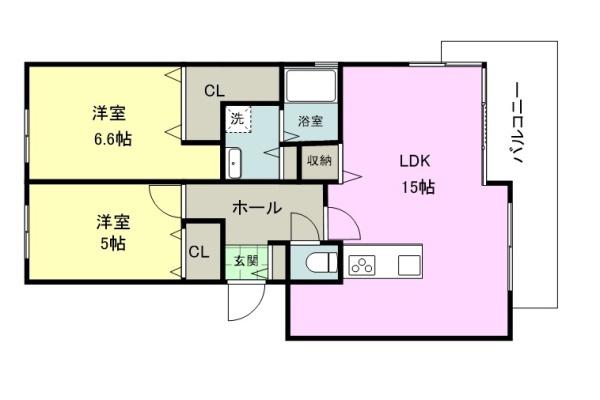 パスト大宮の間取り