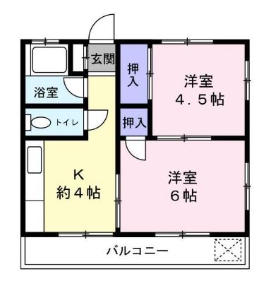 第二富士見荘の間取り