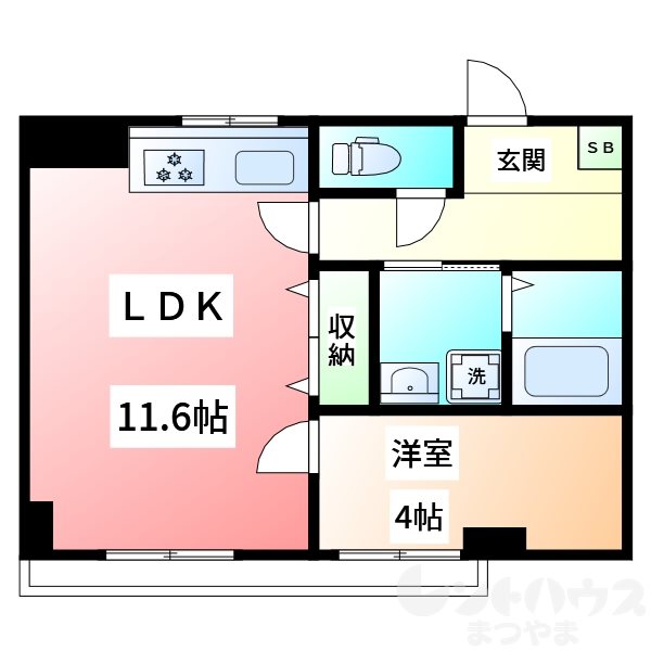 フレンドリー清水の間取り