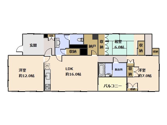 住吉町K2ビルの間取り