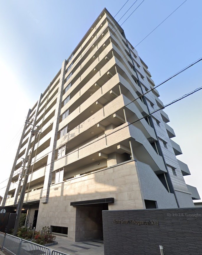 加古川市加古川町河原のマンションの建物外観